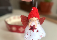 Hanging Angel Christmas Ornaments