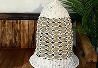 White Bell Pendant Light