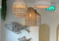 Egg Rattan Pendant Lamp
