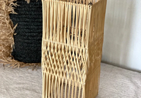 Square Rattan Pendant Lamp