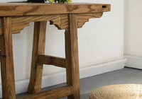 Reclaimed Elm Long Bench Amari